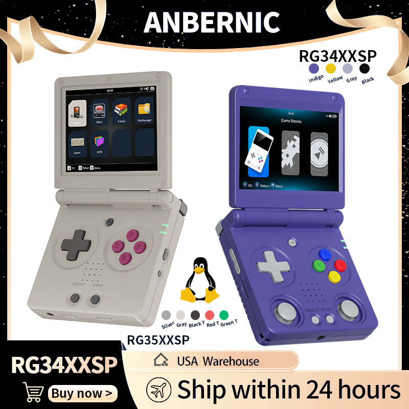 Anbernic RG34XXSP RG35XXSP Fli - Retro Gaming N64 review and price