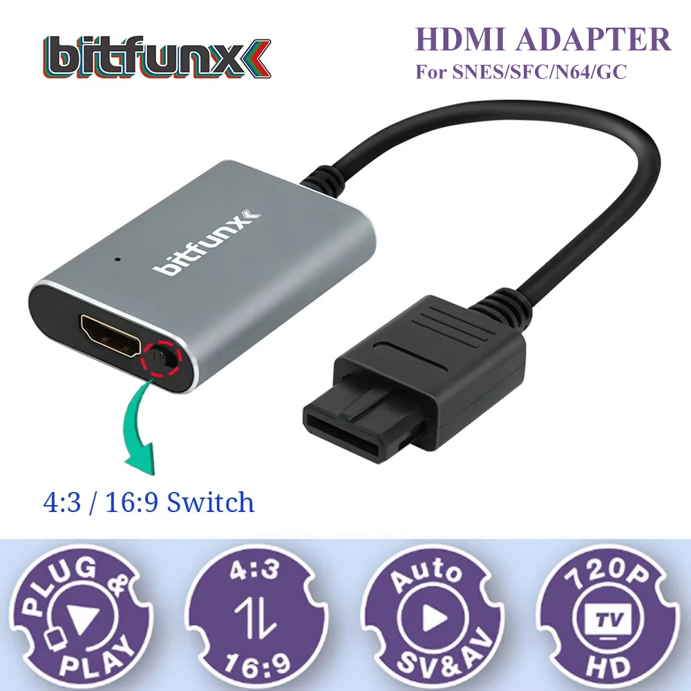 Bitfunx 720P Svideo / AV To HD - Retro Gaming Kiosk review and price