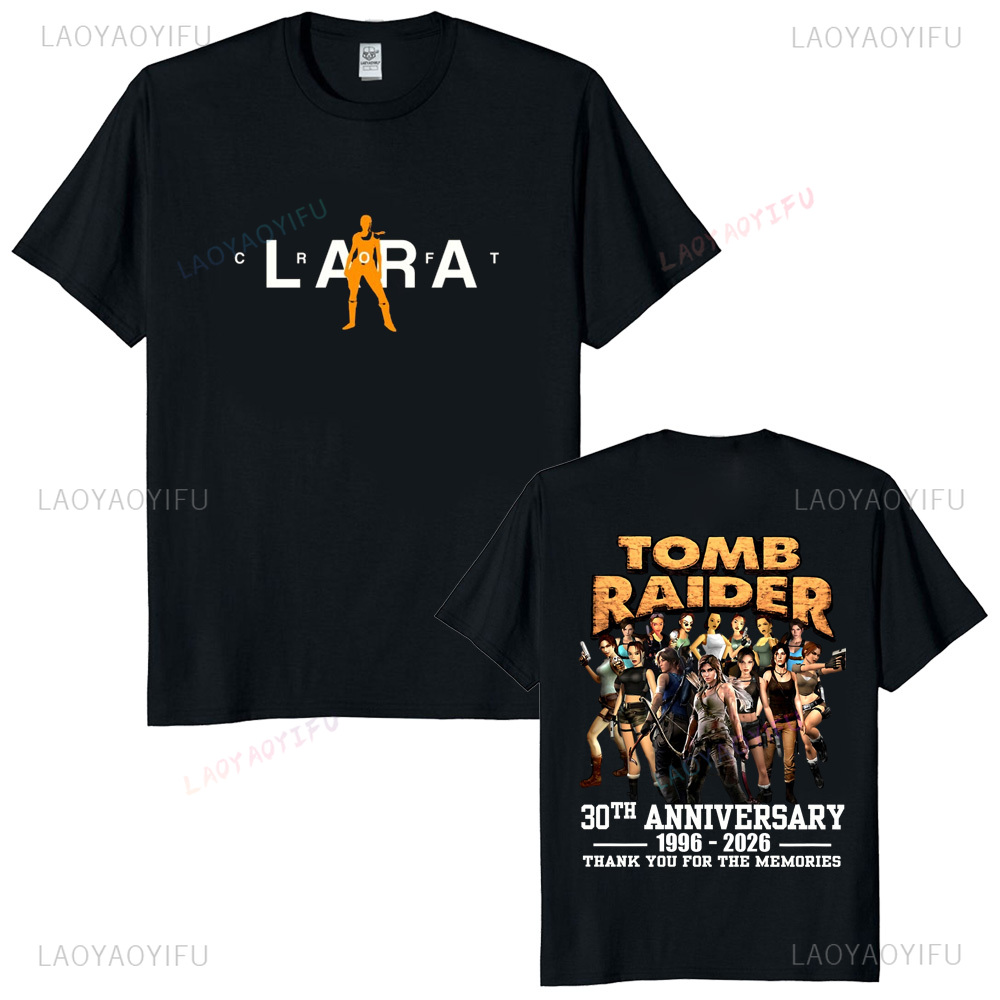 Tomb Raider 30th Anniversary U - Retro Gaming T Shirt review and price