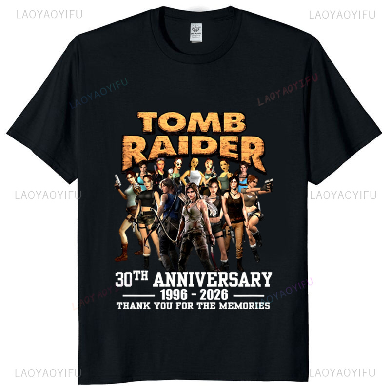 Tomb Raider 30th Anniversary U - Retro Gaming T Shirt review and price