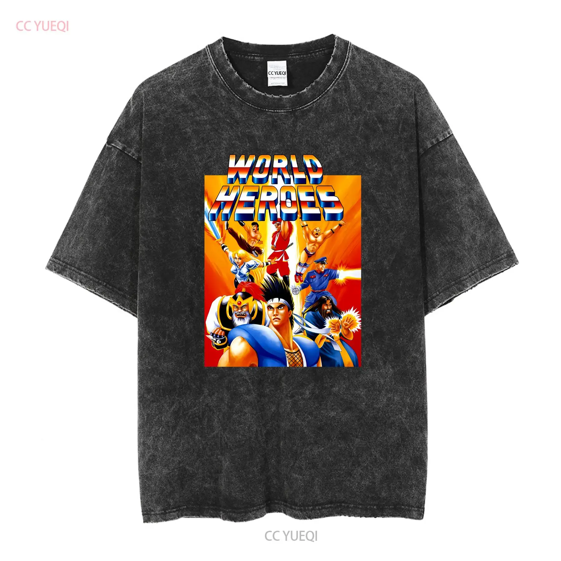 World Heroes Classic NEO GEO V - Retro Gaming T Shirt review and price
